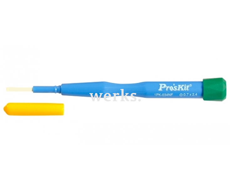 Отвертка шлиц. прециз. керамич. ProsKit 1PK-034NF 0.7х2.4х123.5