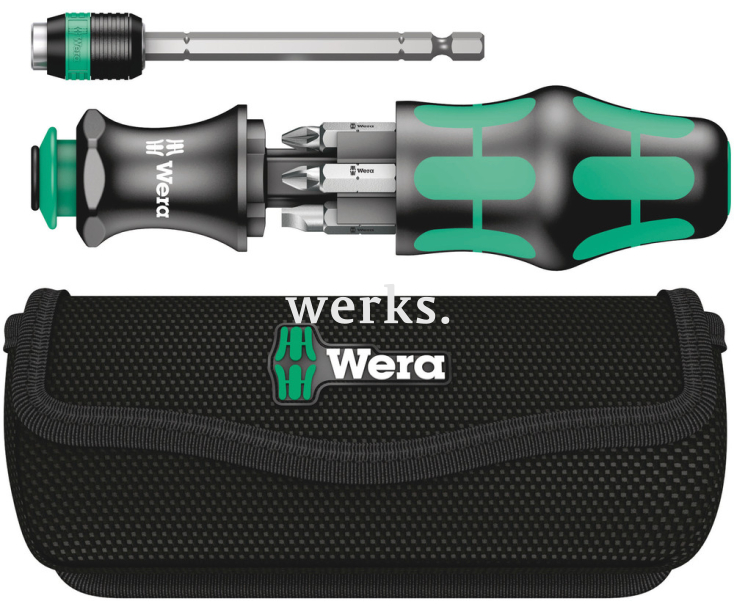 Kraftform Kompakt 20 Набор насадок (SL, PH, PZ) с сумкой, Wera WE-051021