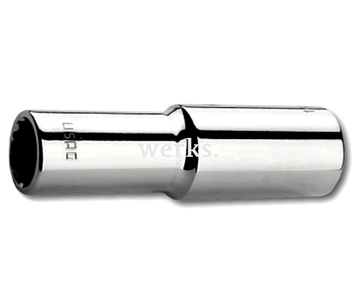 Торцевая головка 12-гранная USAG 235 1/2 LN 02352222 27 мм 1/2" удлиненная