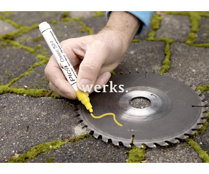 Маркер жидкий промышленный чёрный Classic Pica 524/46 