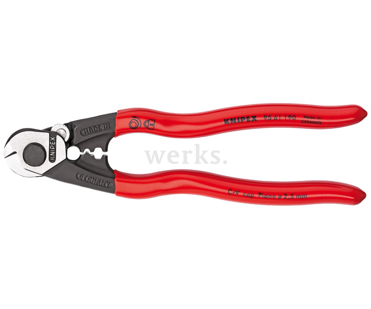 Ножницы для резки проволочных тросов кованые Knipex KN-9561190