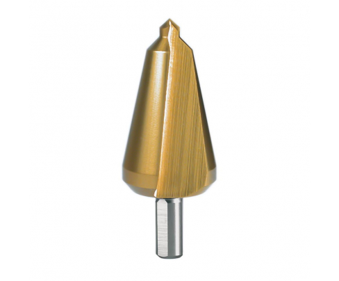 Сверло конусное по металлу 16-30мм HSSE-Co5 TiN Bucovice Tools 597300