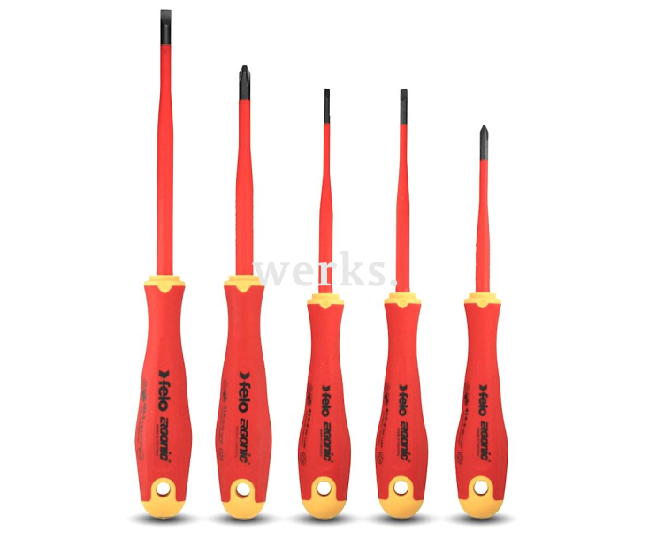 Набор отверток SL PH Felo Ergonic Slim VDE 5 предметов 41385198
