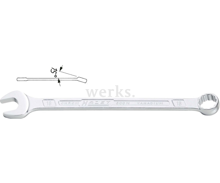 Ключ гаечный комбинированный 600NA 3/4" Hazet 600NA-3/4