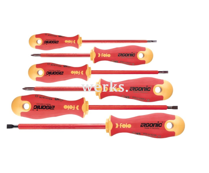 Набор отверток SL PH Felo Ergonic VDE 6 предметов 41396198