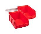 Органайзер настенный Стелла-техник V-3-440-красный , 2 ящика V-3