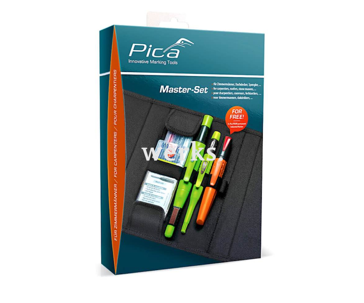 Набор для разметки Pica Carpenter Master-Set 55030 4 пр.