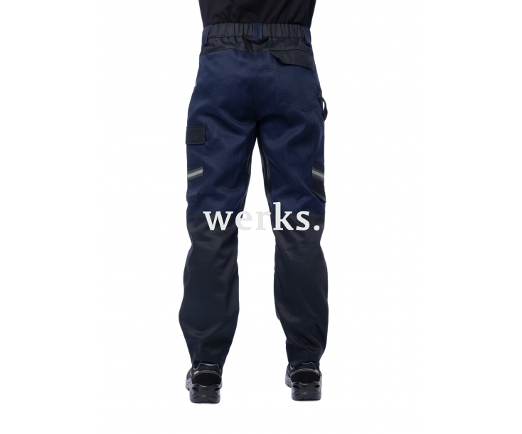 Брюки сварщика Brodeks FS38-01 т.синий/черный (48)