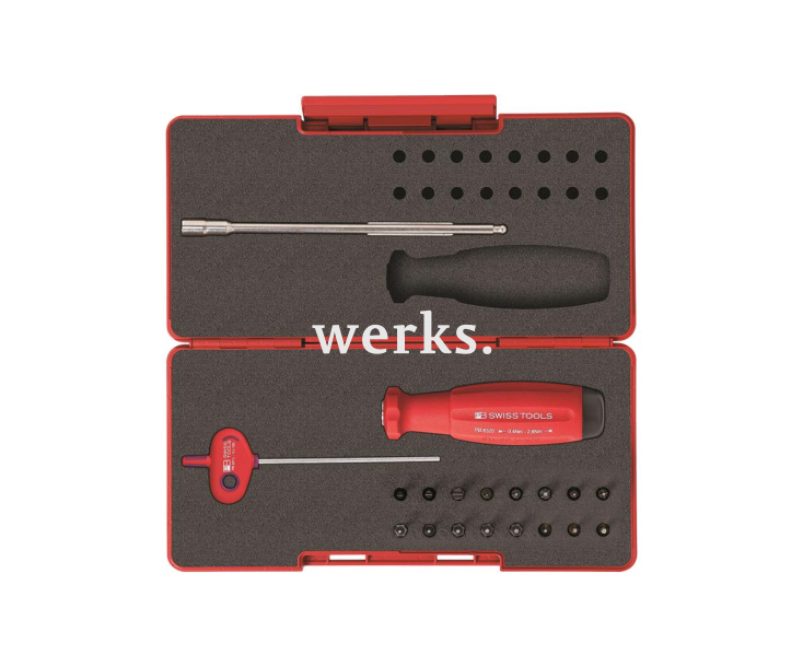 Набор динамометрический DigiTorque 0.4 - 2.5 Нм PB Swiss Tools PB 8320.Set B2 для сменных бит C6,3