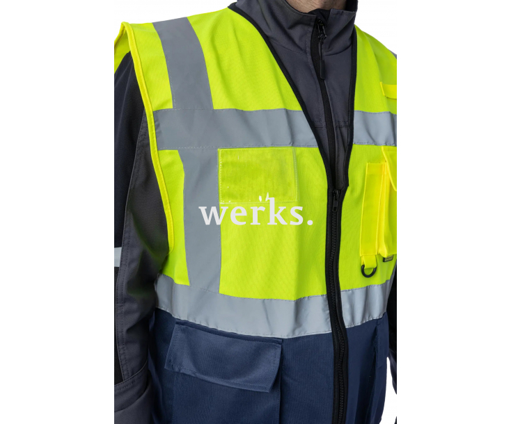 Сигнальный жилет Brodeks KM123 желтый (XL)