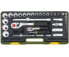Набор трещоток 1/2" + 1/4" с головками Proxxon 23286 65 предметов