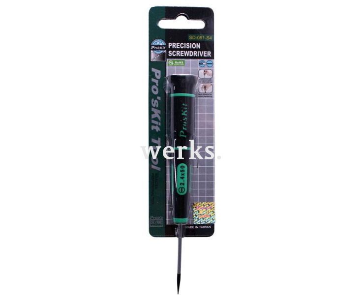 Отвертка прецизионная шлицевая ProsKit SD-081-S4 2.4х50