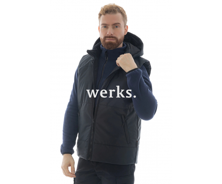 Жилет утепленный Brodeks KW112 черный (XL)