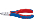 Кусачки боковые для электроники Knipex KN-7702135Н c запрессованным лезвием из твердых сплавов