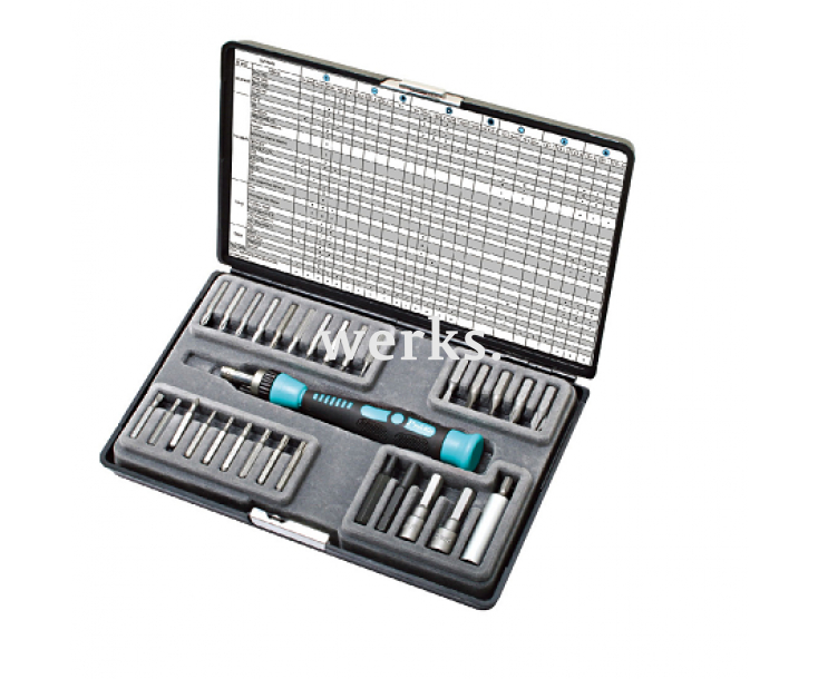 Отвертка с набором прецизионных бит ProsKit SD-9313