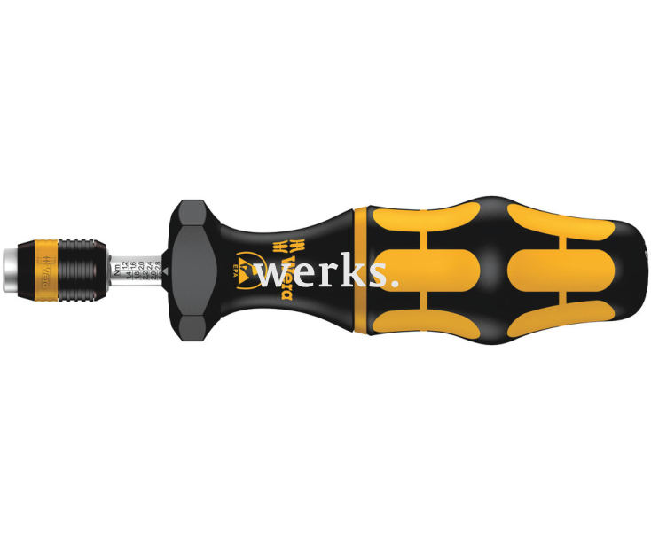 Регулируемая динамометрическая отвертка 0,30-1,00 Нм с патроном Rapidaptor Wera Kraftform 7431 ESD WE-074782