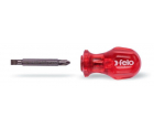 Отвертка укороченная SL/PH со сменным жалом Felo PH2 x 6,0 х 60 32696511 в блистере
