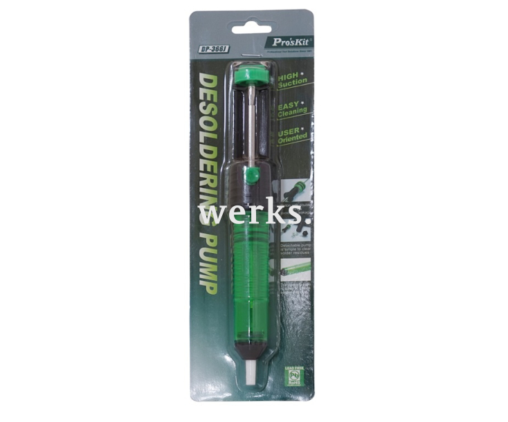 Оловоотсос компактный 210 мм ProsKit DP-366J