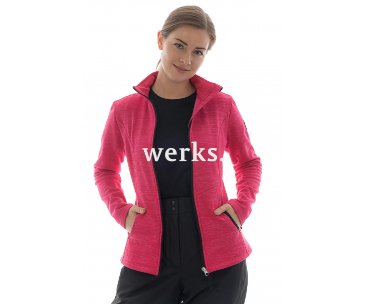 Женская флисовая толстовка Brodeks KS 244 cation розовый (L)