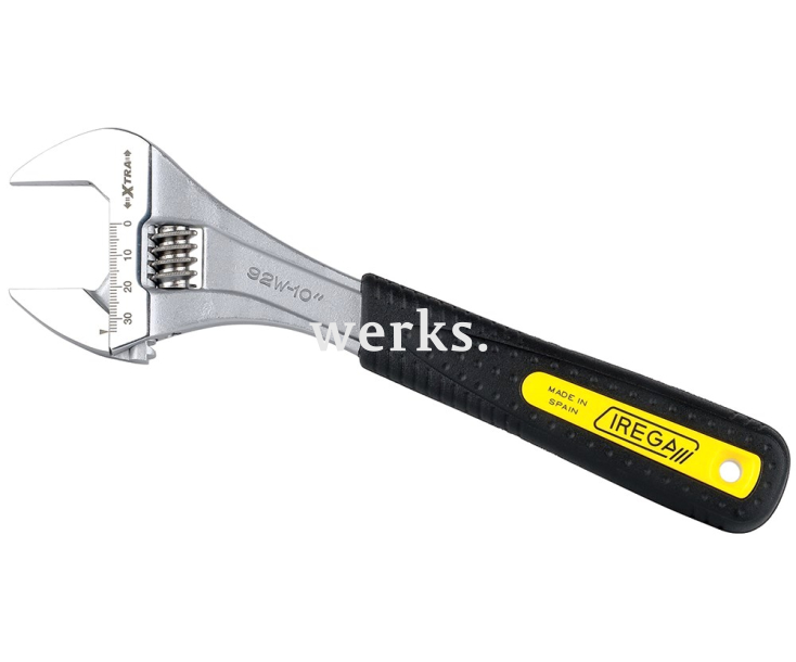 Ключ гаечный разводной хромированный со шкалой 30 мм ERGOTOP  Irega ERGO-92W/CBE-8