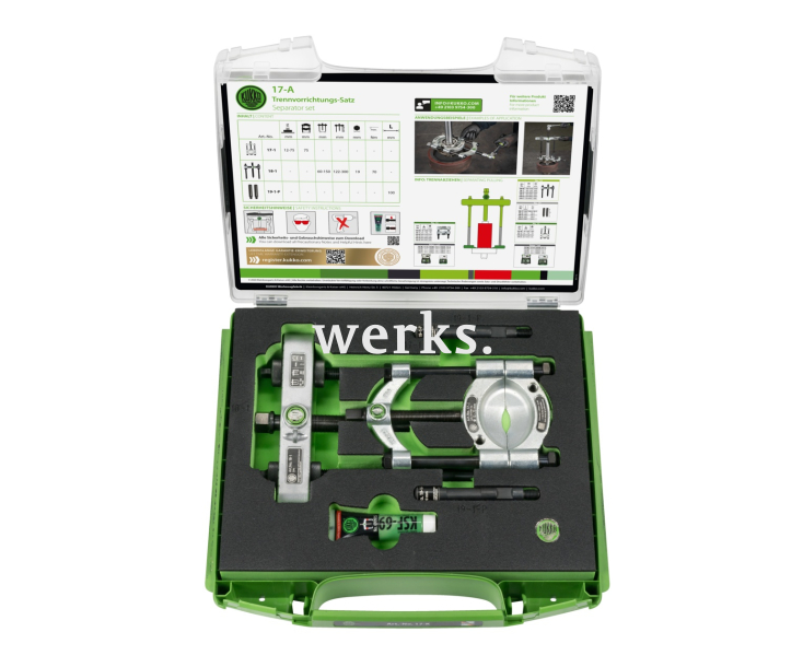Набор с сепаратором и быстрозажимным шпинделем KUKKO 17-A