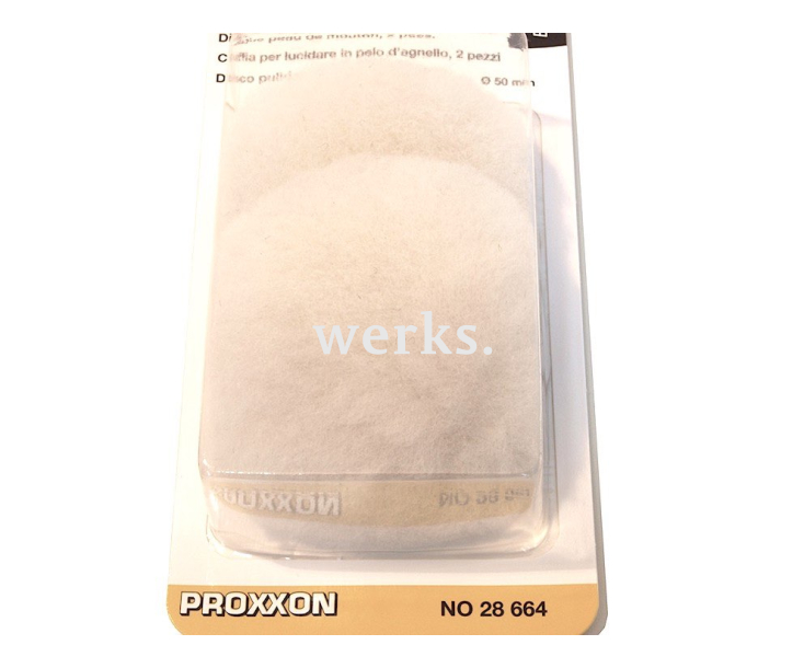 Диск полировальный из овчины Ø 50 мм Proxxon 28664 2 шт.