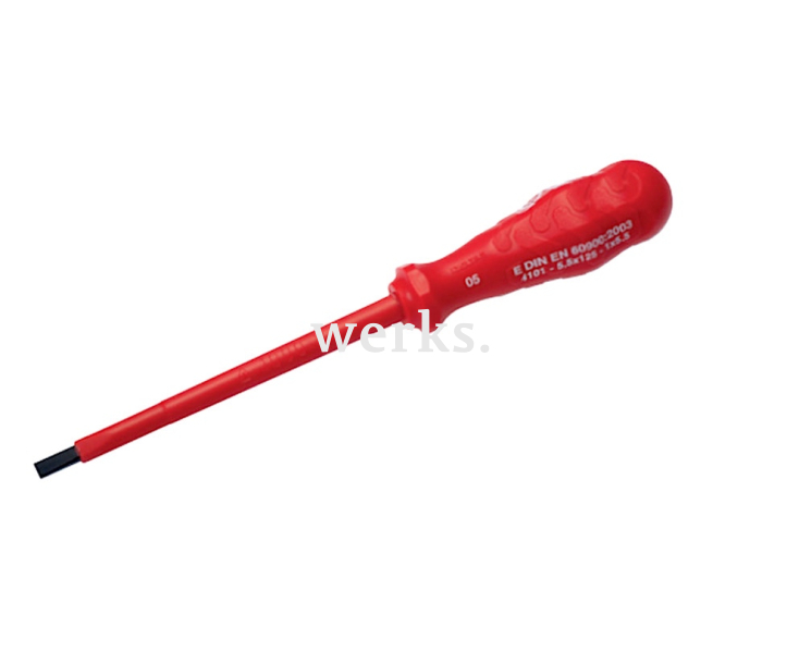 Отвертка шлицевая диэлектрическая 4.0х100 Izeltas 4101174100