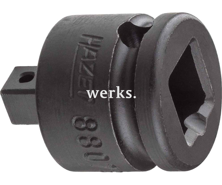 Переходник-адаптер с 1/4" на 3/8" Hazet 8807S