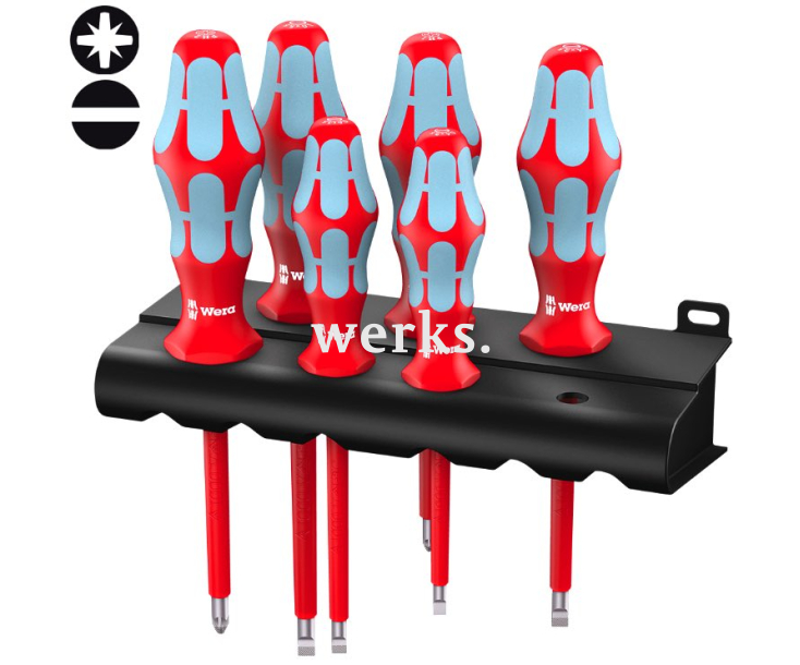 3165 i/6 Набор отверток Wera 6 шт. из нержавеющей стали + подставка WE-022745