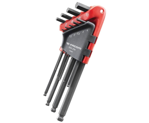 Набор штифтовых ключей HEX Facom 83SH.JP9A 9 пр. со сфер. головкой