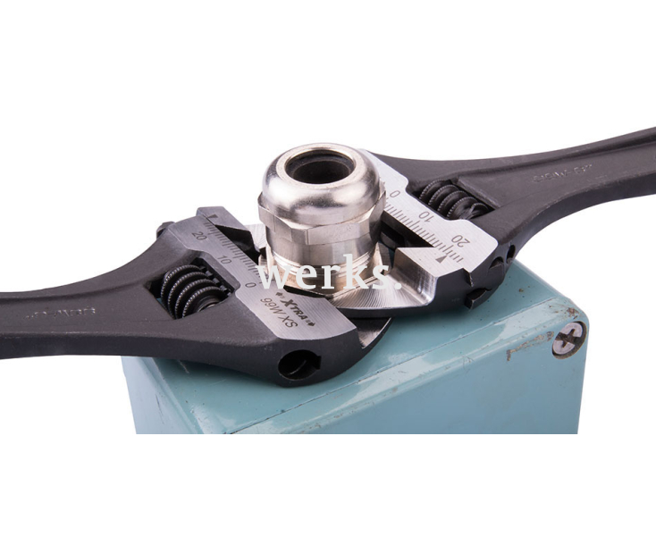 Ключ гаечный разводной фосфатированный с узкими губками с широким раскрытием и со шкалой 13 мм Irega 99XS 4