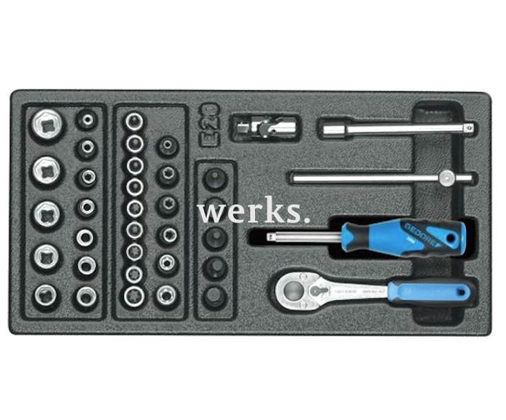 Ложемент для набора инструмента 1500 E-20 L Gedore 5621490