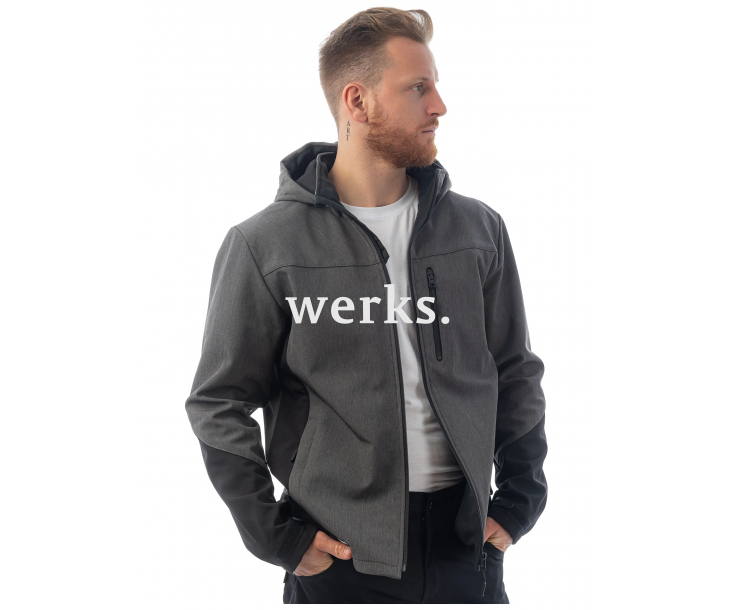 Куртка софтшелл Brodeks KS237 серый/черный (L)