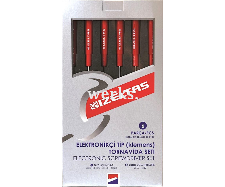 Набор прецизионных отверток SL PH Izeltas 4500008106 6 предметов