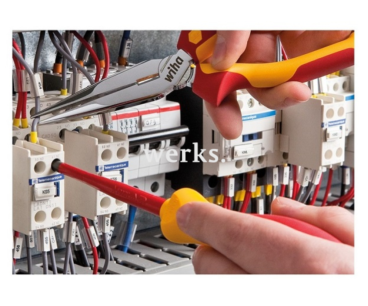 Набор инструментов для электриков в карманной сумке Wiha 9300-031 38020, 7 предметов