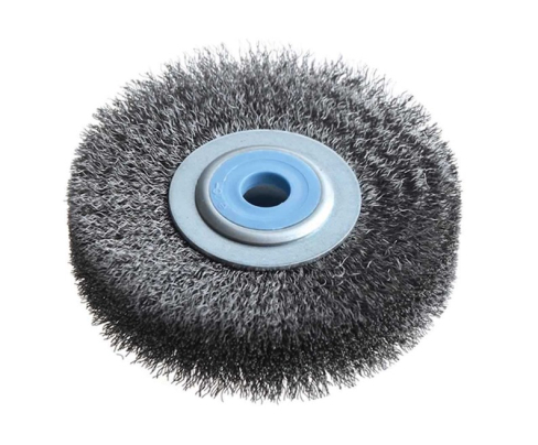 Щетка цилиндрическая стальная гофрированная Ø125 мм Lessmann 334 162