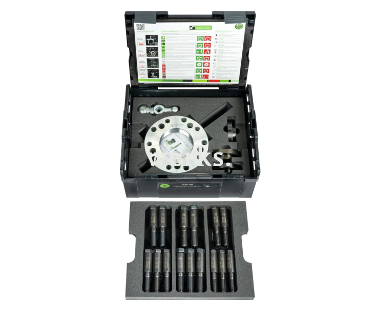 Гидравлический съемник ступиц грузовых автомобилей, автобусов с максимальным усилием натяжения 30 т KUKKO Y-60-200