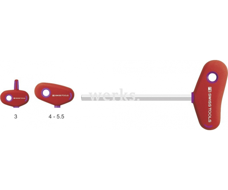 Отвертка HEX PB Swiss Tools с Т-образной рукояткой длинная PB 207.L 6-200 M6