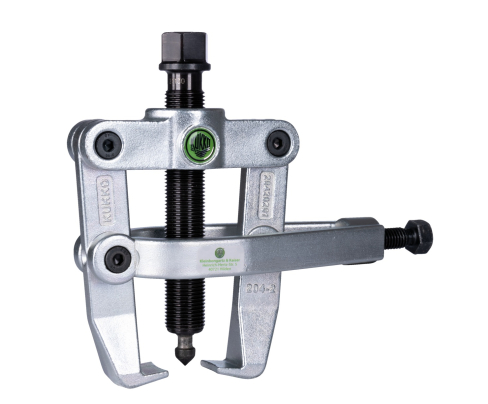 Универсальный двухзахватный съёмник с боковой струбциной KUKKO 204-2