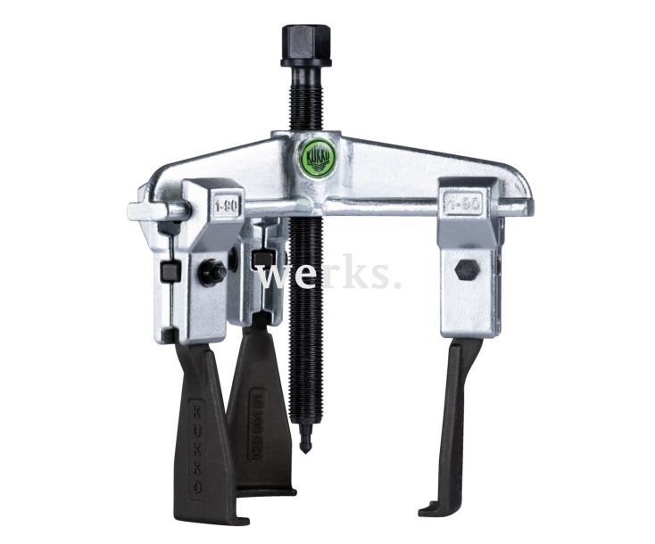 Универсальный трёхзахватный съёмник с узкими захватами KUKKO 30-3-S