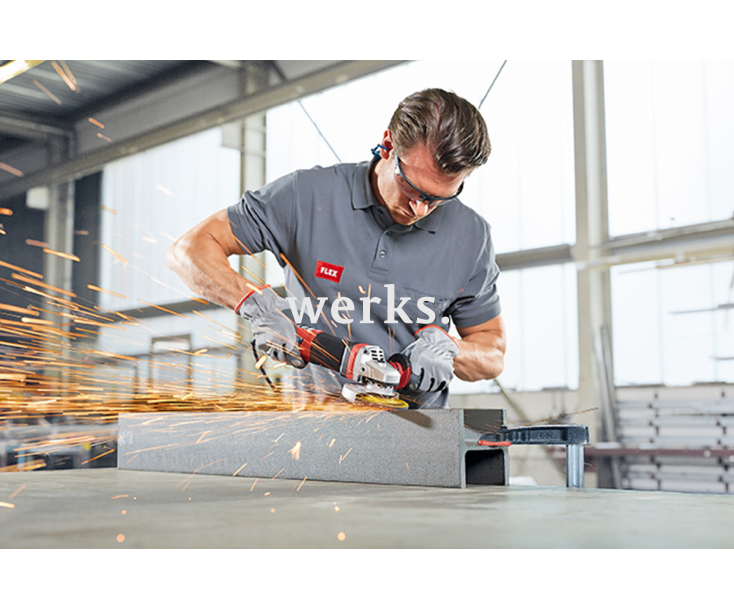 Угловая шлифовальная машина 1700 Вт 125 мм LB 17-11 125 Flex 447625 с тормозом