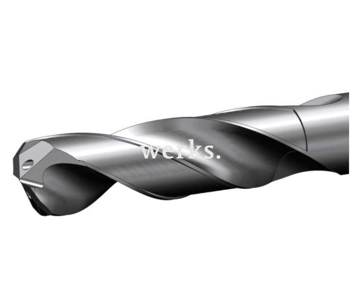 Цельное твердосплавное 2-х зубовое сверло для пилотных отверстий Type 153-03 Ø 14.50 мм длина 3 x Ø Botek 702004123