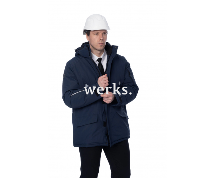 Зимняя куртка-парка Brodeks KW204 синий (XXXL)