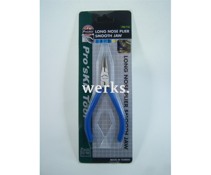 Длинногубцы прецизионные прямые ProsKit PM-718