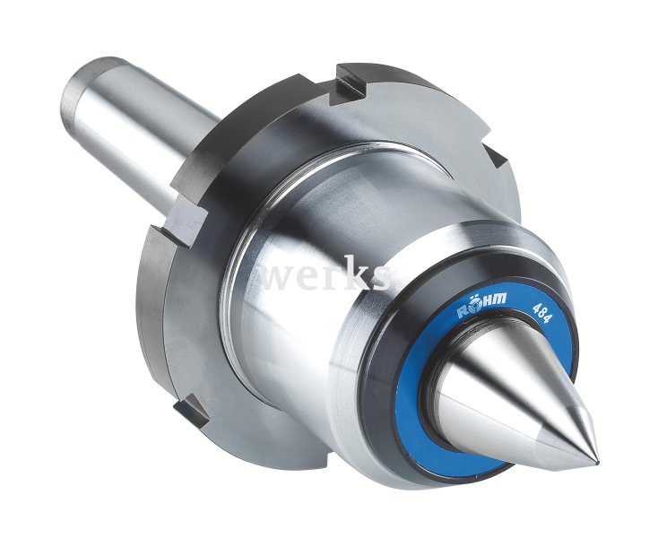 Вращающийся центр с углом наклона 60°, крепление MK 4, размер 484, оттяжная гайка Röhm 304521