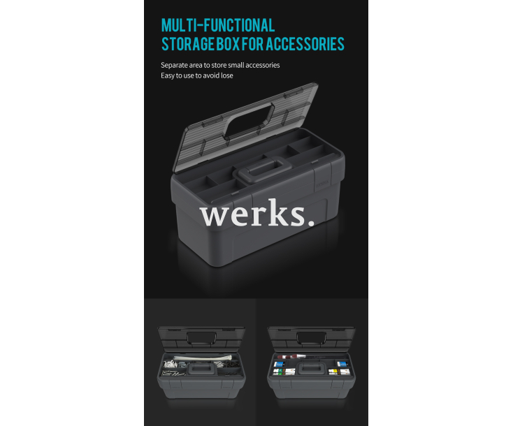 Ящик для инструментов черный Brotools Box