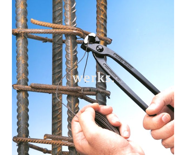 Клещи арматурные особой мощности, с высокой передачей усилия Knipex KN-9910300SB в блистере