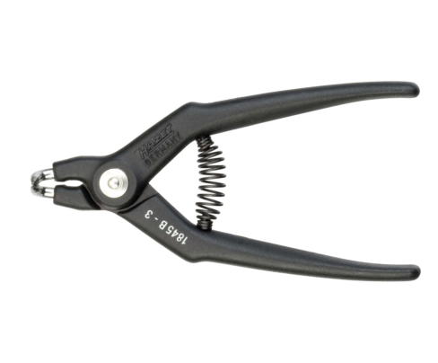 Щипцы для внешних стопорных колец на валах форма B 130 мм Hazet 1845B-3 изогнутые на 90°