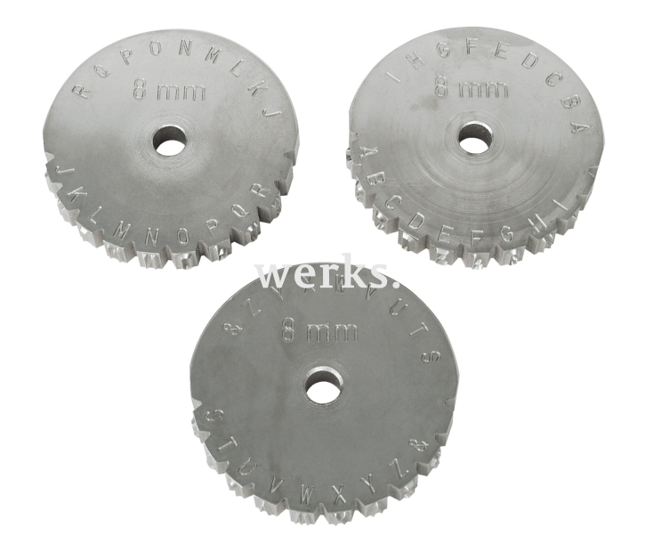 Диски для ручной маркировки, буквенные KUKKO 332-125