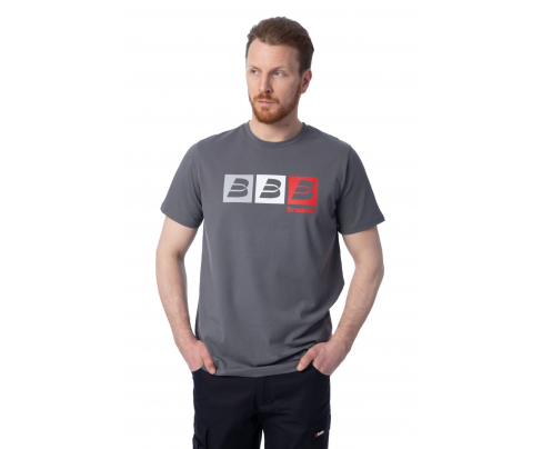 Футболка Brodeks KS705 серый (S)